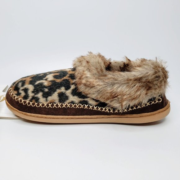 Kooba Shoes Kooba Leopard Pattern Faux Fur House Slippers New Poshmark
